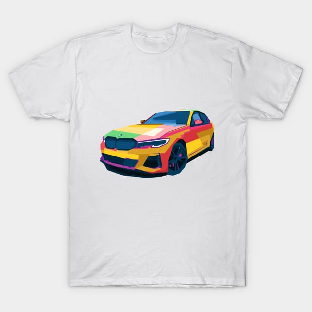 BMW Colorful T-Shirt by Shuriken